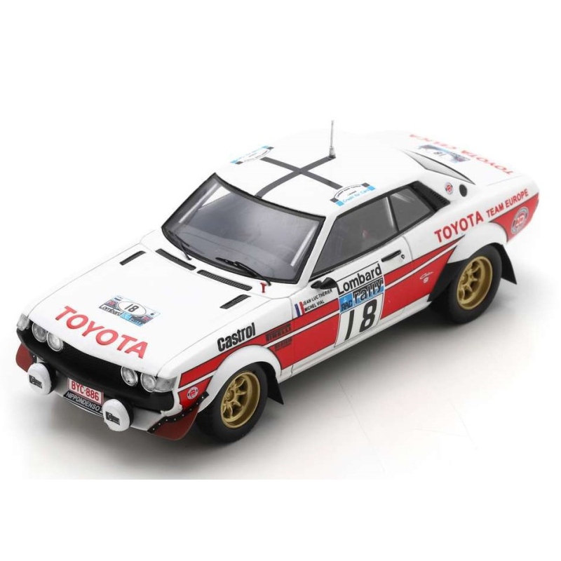 SPARK S7724 TOYOTA Celica 2000 GT n18 Thérier RAC Rally 1977