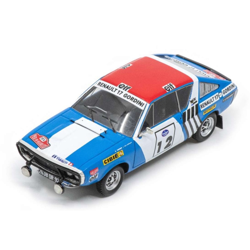 SPARK Renault 17 n°12 Vainqueur Rallye Press on Regardless 1974