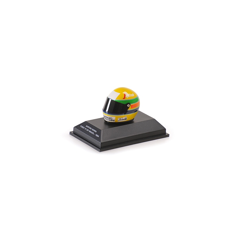 MINICHAMPS Casque Ayrton Senna Jacarepagua 1984