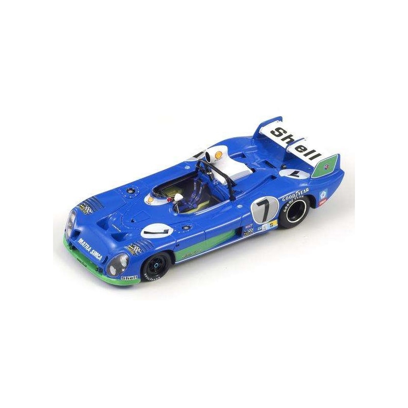 SPARK 1/18 Matra Simca MS 670 B n°7 Vainqueur 24H Le Mans 1974