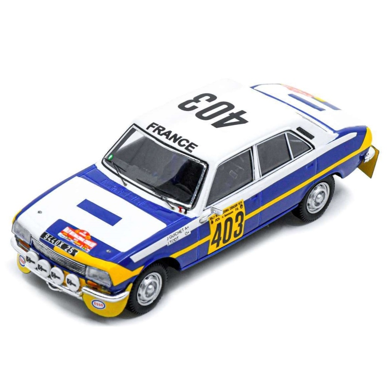 SPARK Peugeot 504 n°403 Guichet Vainqueur Rallye Codasur 1979