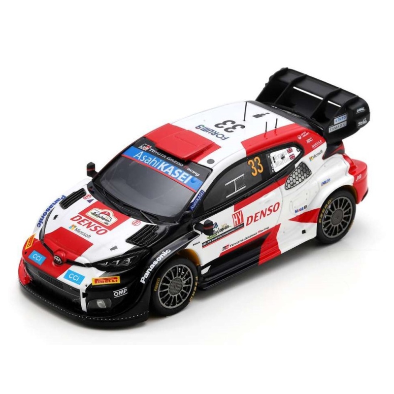 SPARK TOYOTA GR Yaris Rally1 HYBRID n°33 Evans Vainqueur Japon 2023