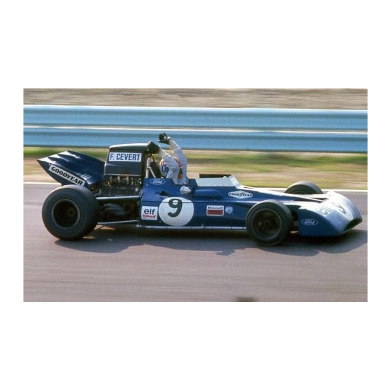 SPARK 1/18 Tyrrell 002 n°9 Cevert Vainqueur Watkins Glen 1971 (%)