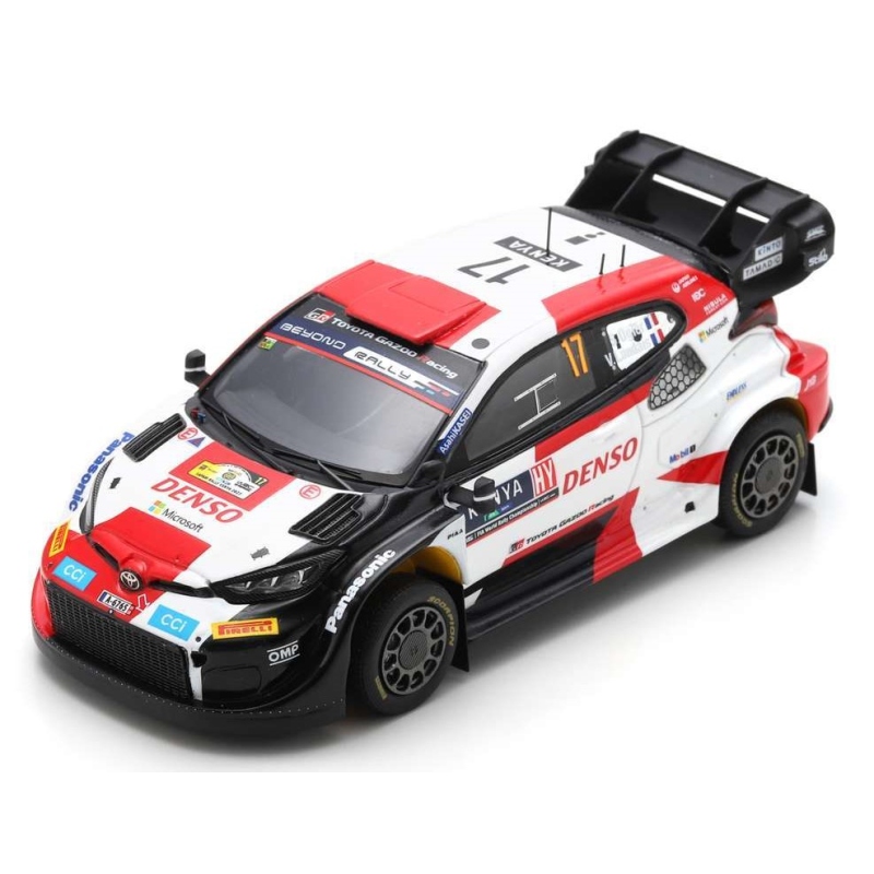 SPARK TOYOTA GR Yaris Rally1 HYBRID n°17 Ogier Vainqueur Safari 2023