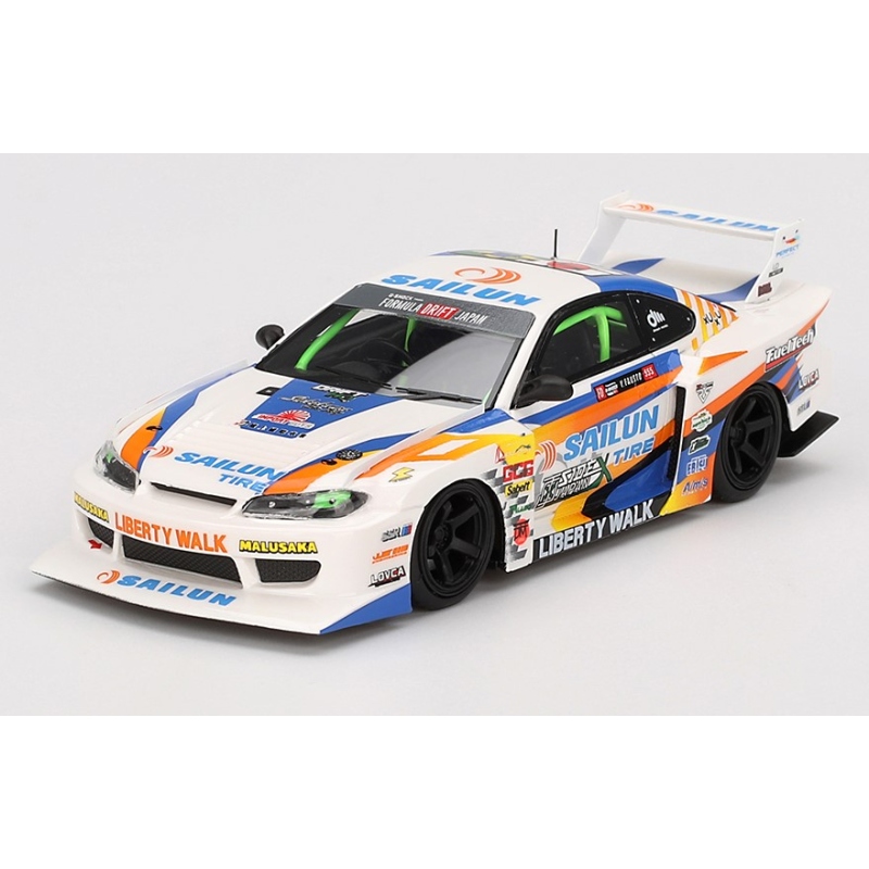 TRUESCALE Nissan Silvia (S15) LB-Super Silhouette n°555 Formula Drift Japan 2023 (%)