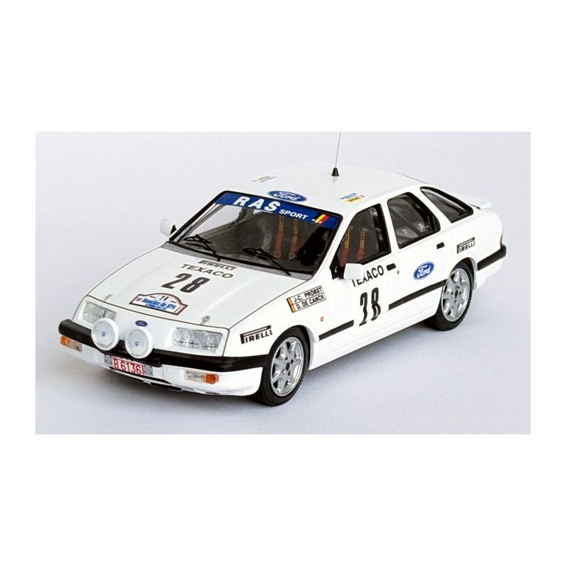 TROFEU Ford Sierra XR 4X4 Vainqueur Boucles de Spa 1986