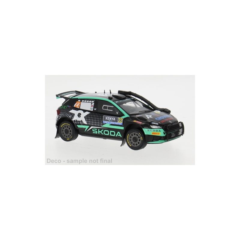 IXO Skoda Fabia Rally2 Greensmith Safari 2024 (%)