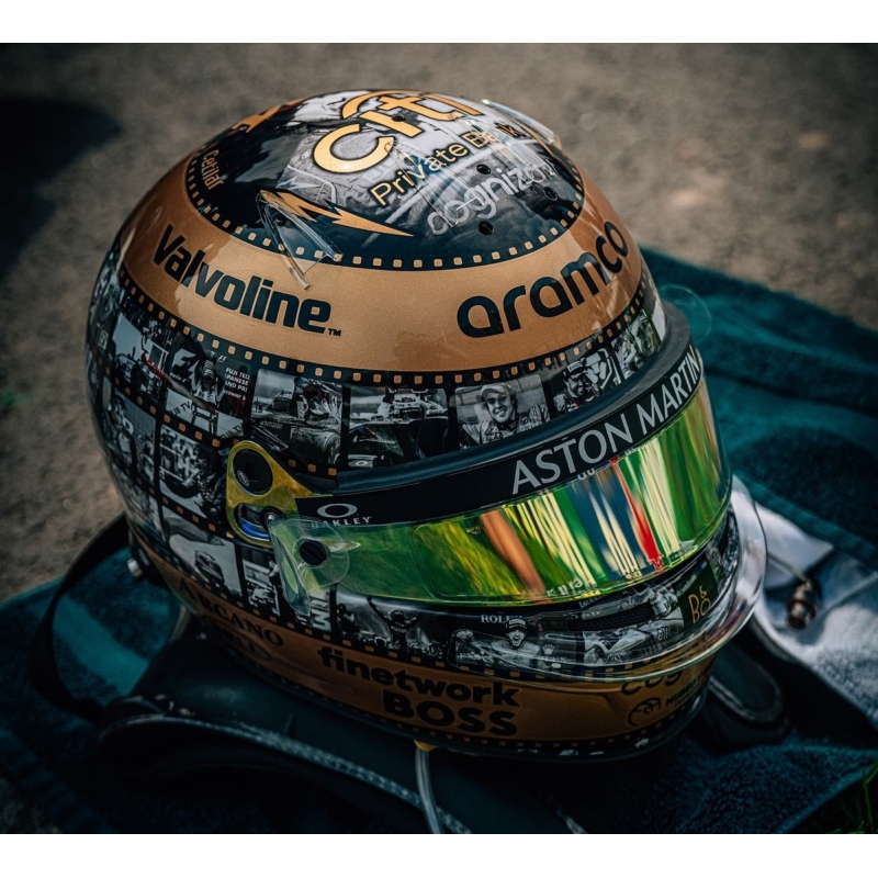 SPARK Helmet Fernando Alonso Mexico 2024 (%)