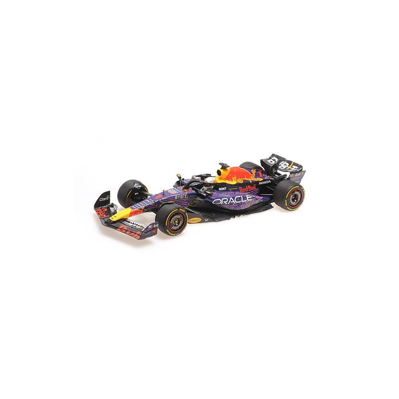 MINICHAMPS 1/18 Red Bull RB19 Verstappen Vainqueur Las Vegas 2023