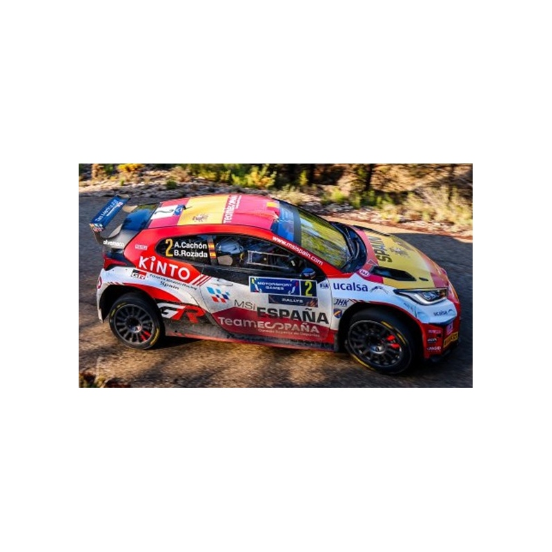 SPARK Toyota GR Yaris Rally 2 n°2 Cachón Vainqueur FIA Motorsport Games Rally 2024 (%)