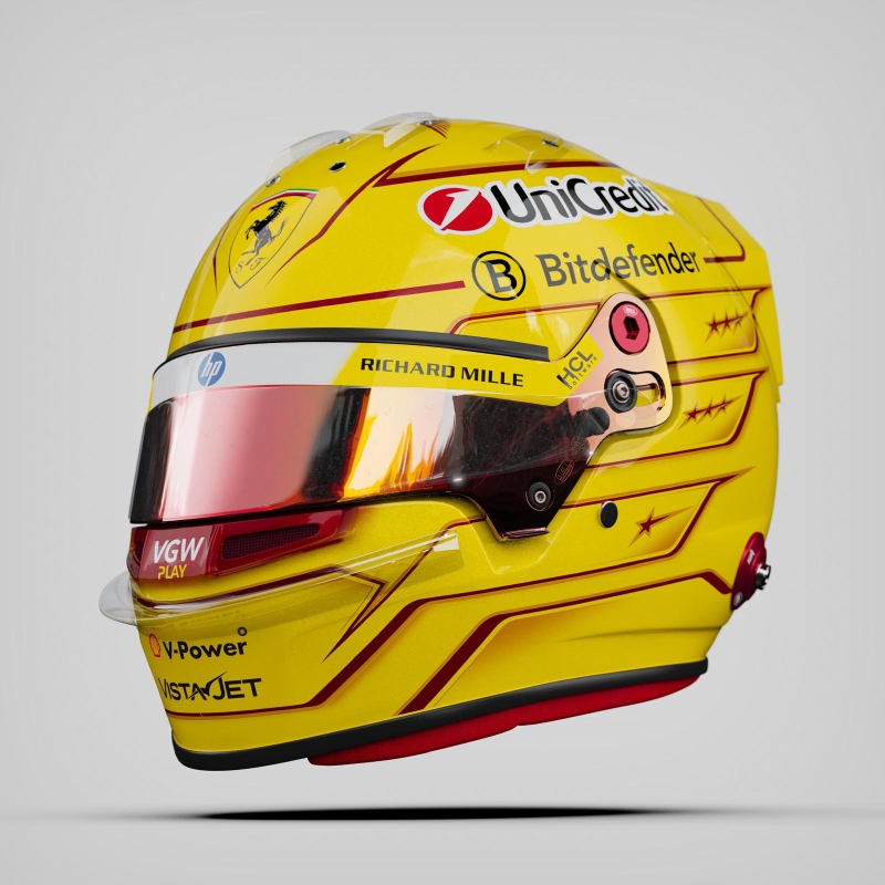 LOOKSMART Helmet Lewis Hamilton Fiorano Test 2025 (%)