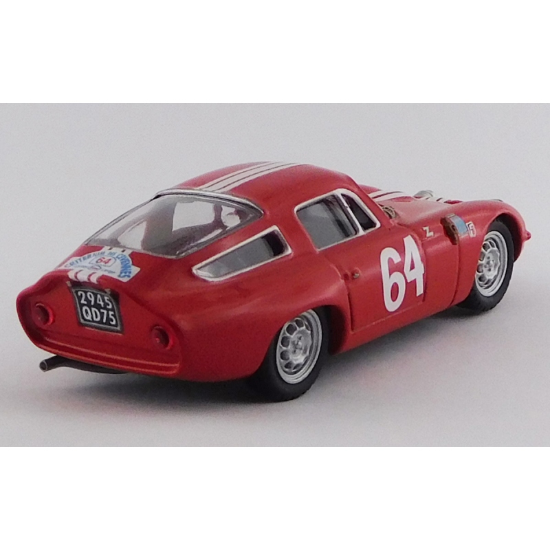 Best Model 1/43 Alfa Romeo Giulia TZ (TZ1) Winner GT1.6 Targa